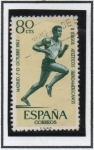 Stamps Spain -  Juegos Atléticos: Carrera pedestre