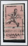 Stamps Spain -  Juegos Atléticos: Carrera d' Vallas