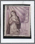 Stamps Spain -  Misterios d' Santo Rosario: Anunciación