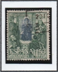 Stamps Spain -  Misterios d' Santo Rosario: Jesús con l' Doctores