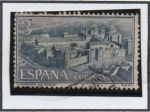 Stamps Spain -  Monasterio d' Santa María d' Poblet: Vista General