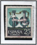 Stamps Spain -  Congreso d' Instituciones Hispánicas: Alegoría