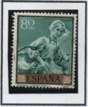 Stamps Spain -  Pescadora Valenciana