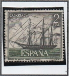 Stamps Spain -  Isabel II