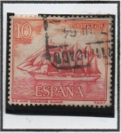 Stamps Spain -  Juan Sebastián el Cano