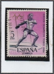 Stamps Spain -  Juegos Olímpicos d' Lanzamiento d' Disco