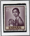 Stamps Spain -  Niña d' l' Jarra