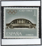 Stamps Spain -  Palacio d' l' Deportes, Madrid