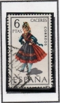 Stamps Spain -  Caceres