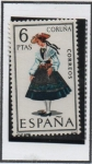 Stamps Spain -  Coruña