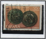 Stamps Spain -  Moneda d' Galba