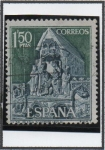 Stamps Spain -  Iglesia d' San Vicente