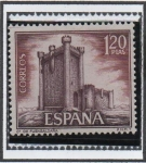 Stamps Spain -  Castillos: Fuensaldana