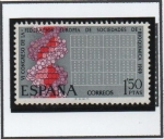 Stamps Spain -  VI congreso Europeo d' Bioquímica