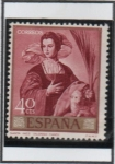 Stamps Spain -  Santa Ines