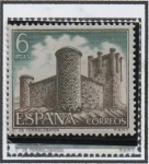 Stamps Spain -  Castillos: Torrelobaton Valladolid