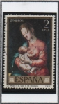 Stamps Spain -  La Virgen y el niño