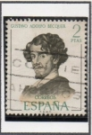 Stamps Spain -  Gustavo Adolfo Bécquer