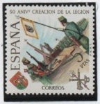 Stamps Spain -  L Aniv. d' l' Legión: Alejandro Farnesio