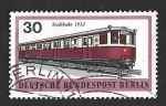 Sellos de Europa - Alemania -  9N308 - Transporte en Berlín: Ferroviario (BERLÍN)