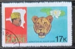 Sellos de Africa - Angola -  Leon