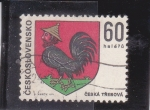 Sellos de Europa - Checoslovaquia -  ESCUDO-Česká Třebová