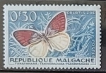 Stamps Madagascar -  Mariposas - Colotis zoe