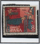 Stamps Spain -  Navidad: Frag.d' Altar d' San Andreu