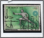 Stamps Spain -  XX Juegos Olímpicos d' Múnich; Esgrima