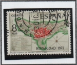 Stamps Spain -  Hispanidad Puerto Rico: Plano d' San Juan 