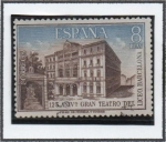 Stamps Spain -  125 Aniv. d' Gran Teatro d' Liceo