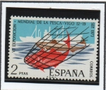 Stamps Spain -  VI Exposición mundial d' l' Pesca