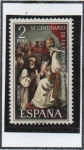 Stamps Spain -  Gregorio XI 