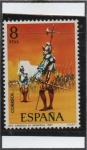 Stamps Spain -  Sargento d' infantería