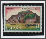 Stamps Spain -  Hispanidad Nicaragua: Castillo d' Rio San Juan