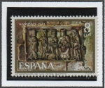 Stamps Spain -  Navidad: Adoración d' l' Reyes