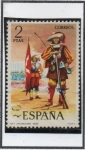 Stamps Spain -  Arcabucero d' Infantería