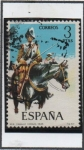 Stamps Spain -  Coracero d' Caballeria