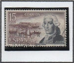 Stamps Spain -  Jorge Juan