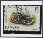 Stamps Spain -  Víbora d' Lataste