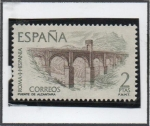 Stamps Spain -  Roma Hispánica: Puente d' Alcántara