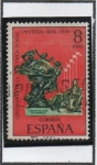 Stamps Spain -  Centenario d' l' Unión postal: Monumento d' l' U.P.U.