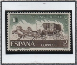 Stamps Spain -  125 Aniv. d' Sello Español: Diligencia d' Correos