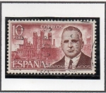 Stamps Spain -  Antonio Palacios