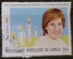 Sellos de Africa - Rep�blica Democr�tica del Congo -  Princess Diana y velas