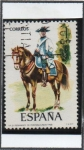 Stamps Spain -  Regimiento d'  Montesa