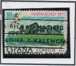 Stamps Spain -  Hispanidad d' Uruguay: Carreta Obra d' Belloni