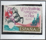 Stamps Spain -  San Jorge y Catedral d' Alcoy