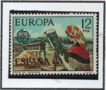 Stamps Spain -  Europa CEPT: Encaje d' Tamarillas