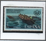 Stamps Spain -  Traineras